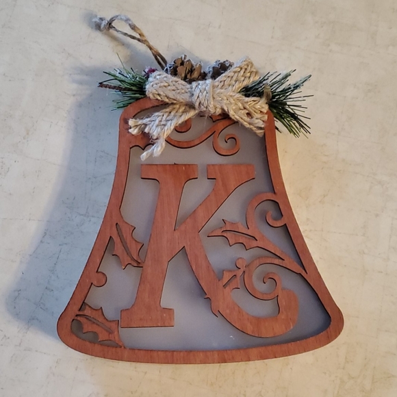 Cute K Christmas Ornament - Picture 3 of 7